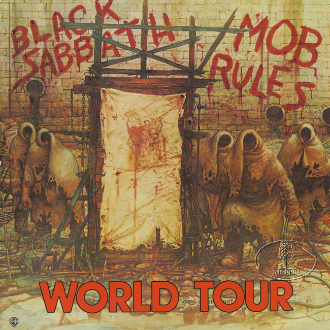 BLACK SABBATH 1981 MOB RULES Tour Concert Program Book
